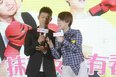 女汉子海清为“抹布女”代言 现场和张译比口技