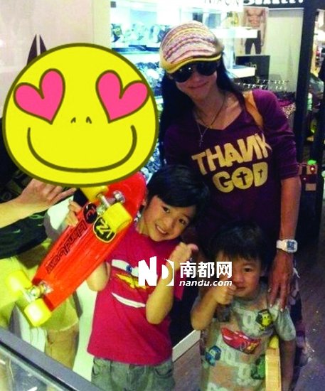 张柏芝远走加拿大定居 带儿子注册入学(图)