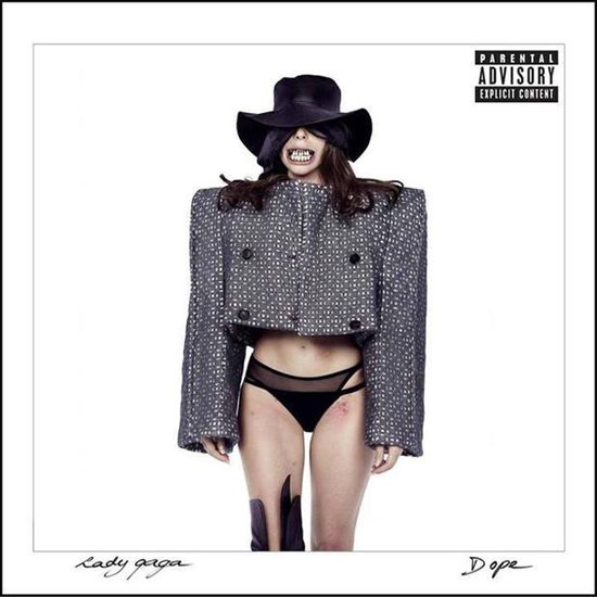 lady gaga公布新歌“dope”宣传照 狰狞恐怖