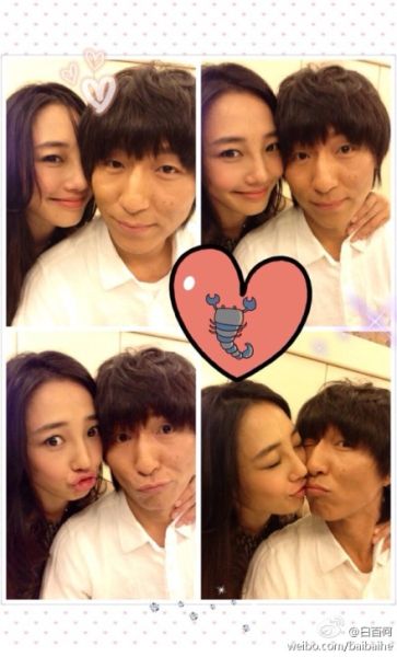 陈羽凡庆38与白百何亲吻 爱子圆脸萌趣