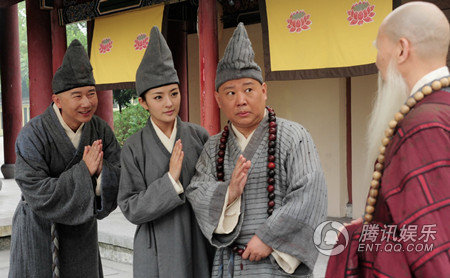 《济公传》开机 种丹妮首演古装剧搭戏郭德纲