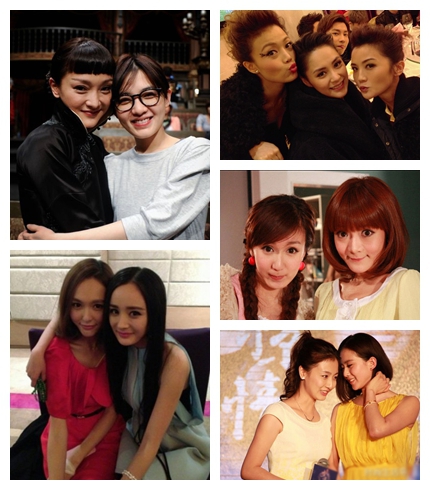 刘诗诗叶青杨幂唐嫣 盘点娱乐圈“恩爱”闺蜜照