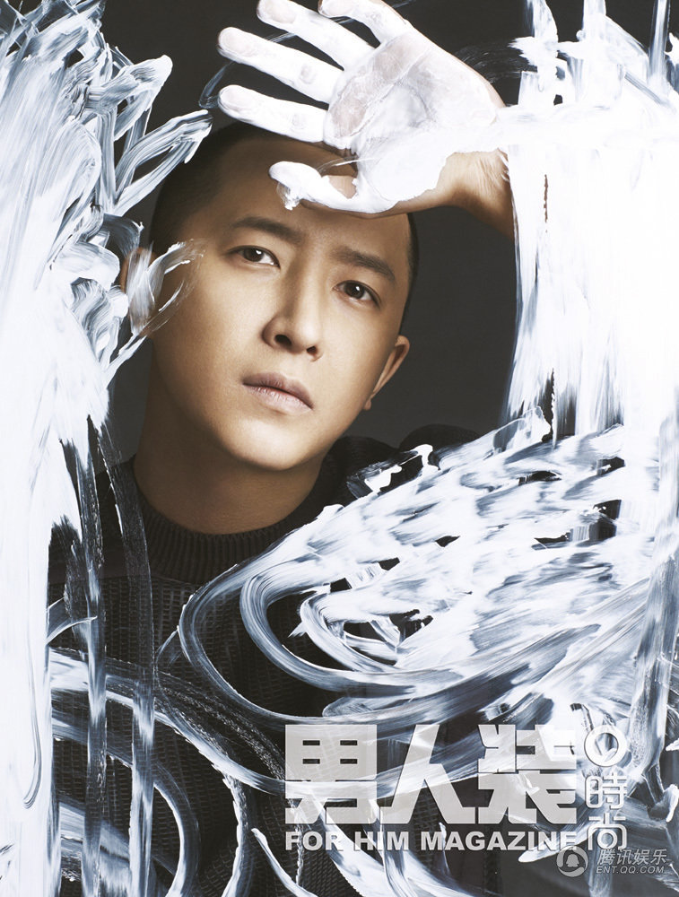高清:韩庚再登男人装封面 首曝新电影造型