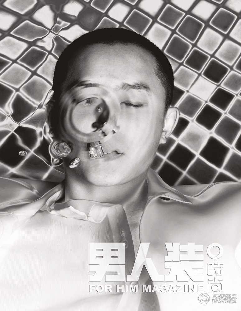 高清:韩庚再登男人装封面 首曝新电影造型