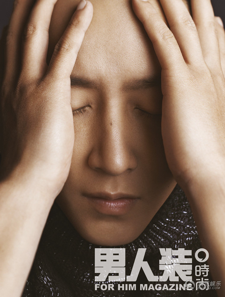 高清:韩庚再登男人装封面 首曝新电影造型