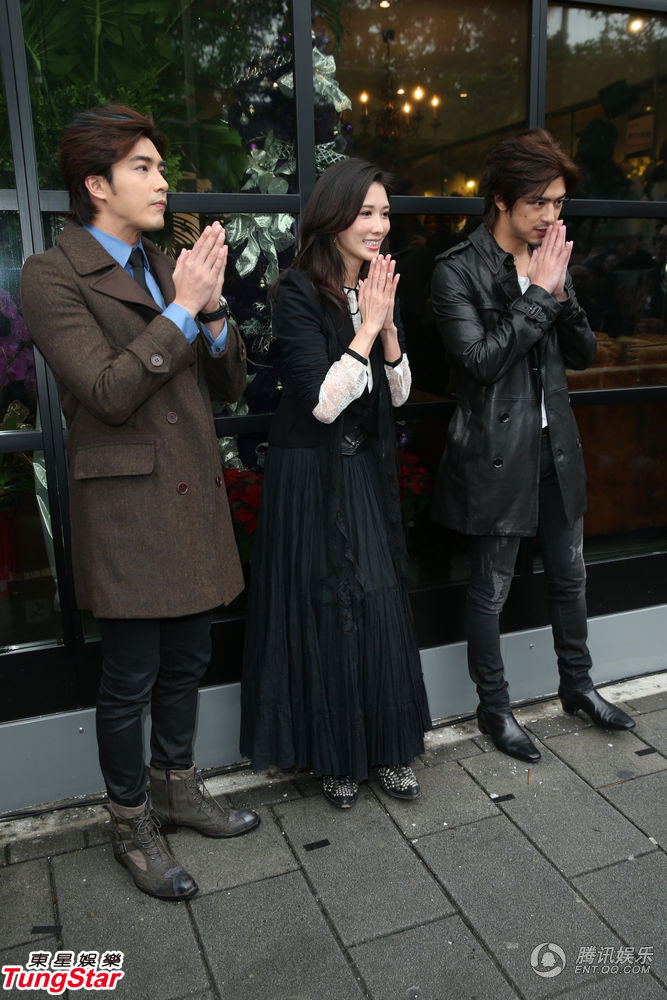 高清：林志玲投资发廊成股东 抱恙出席剪彩仪式