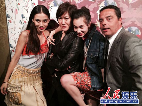 angelababy波西米亚风性感捞金 俏皮可爱显甜美