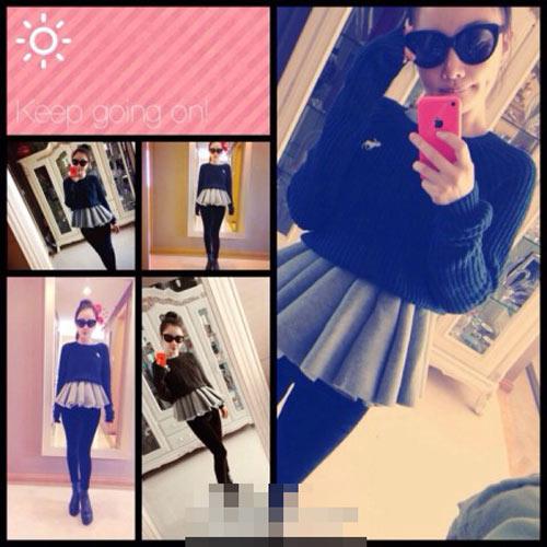 辣妈李小璐扮嫩自拍不违和 晒家中豪华装饰