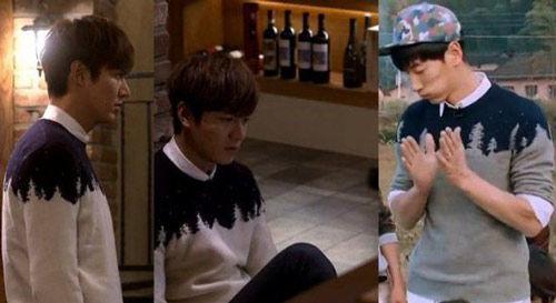 李敏镐张亮再撞衫 长腿男神引粉丝花痴(图)