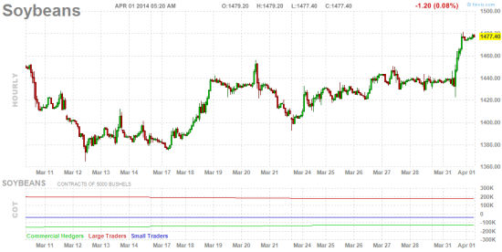 中国猪吃光美国豆 大豆期货创半年新高