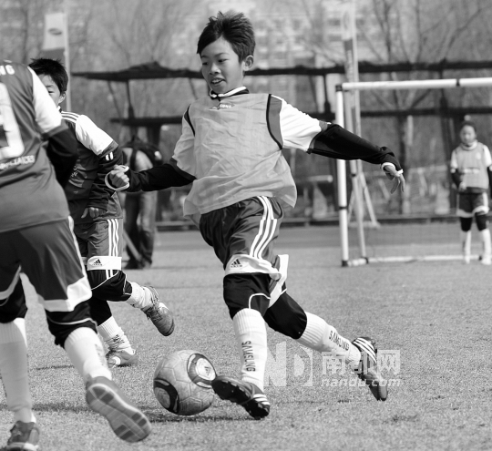 南海足球小子入选蓝军训练营_佛山