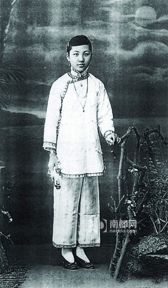 ↑广东本土最早的电影明星林楚楚。资料图片