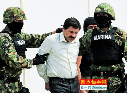 全球头号毒枭二度越狱 从地道逃离墨西哥监狱