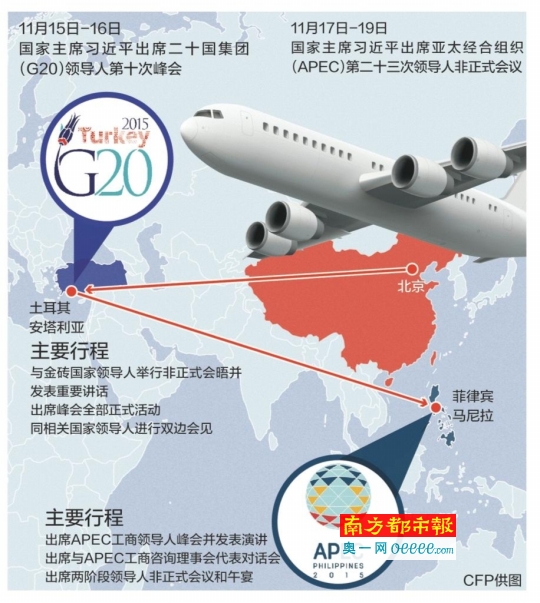  习近平 启程 出席 G20峰会和 APEC 峰会_要闻_数