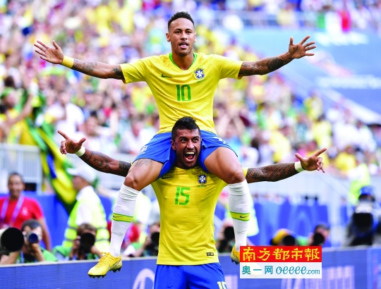 2:0 桑巴军团舞进八强