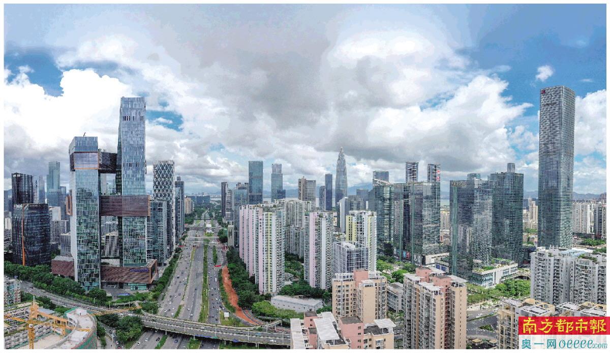 深圳滨海大道高科园区的腾讯大厦。 南都拍客 王美燕 摄