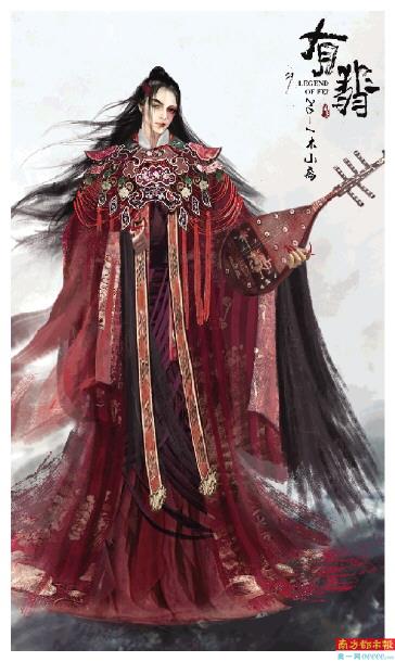 阳东霖团队为《有翡》角色设计的服装。