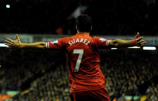 0102 体育 | 2014-01-02 06:37 上赛季苏亚雷斯就是英超进球首先达到