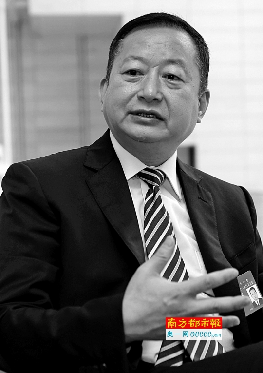 潮州市潮安区委书记林小群接受南都访问.南都记者 陈辉 摄